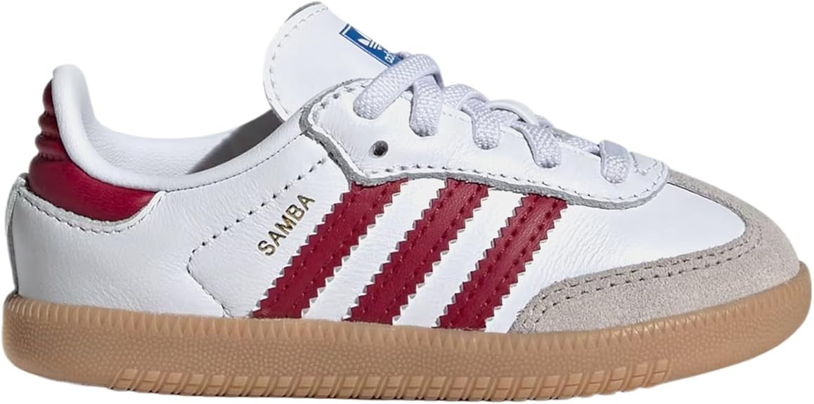 adidas Kids Unisex Samba OG Shoes (Burgundy, US Footwear Size System, Toddler, Numeric, Medium, 5... | Amazon (US)