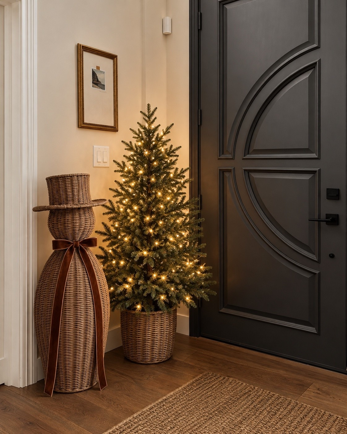 Wicker Christmas decor 🫰🏼🎄

#LTKmomlife #LTKSeasonal #LTKHome