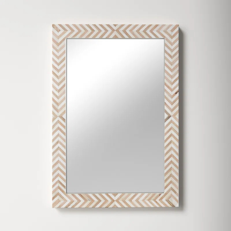 Cataldo Wood Rectangle Wall Mirror | Wayfair North America