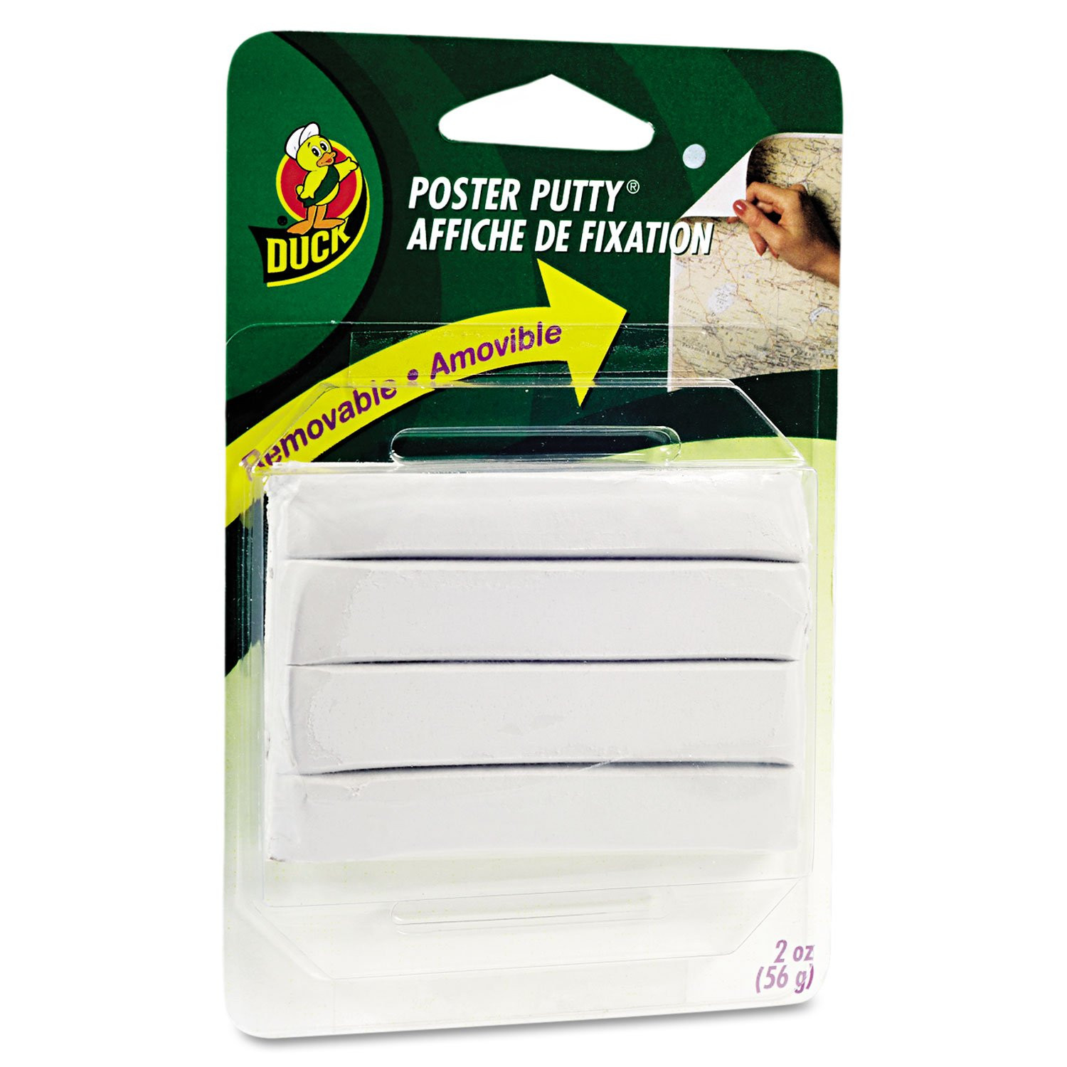 Duck PTY-2 Brand Removable Mounting Poster Putty, 2 oz., White (1436912) | Amazon (US)