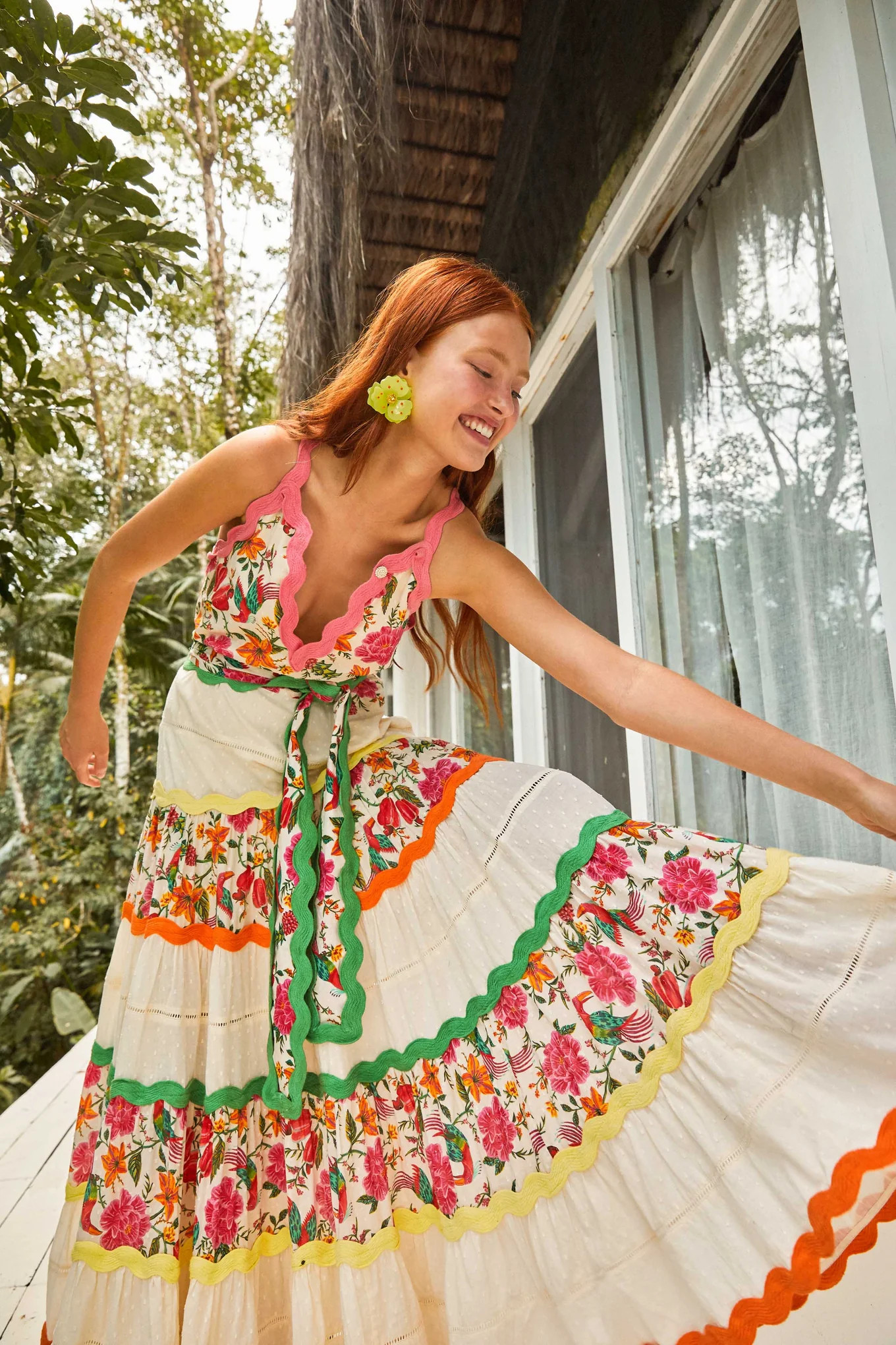 toucans garden maxi dress | FarmRio (US)