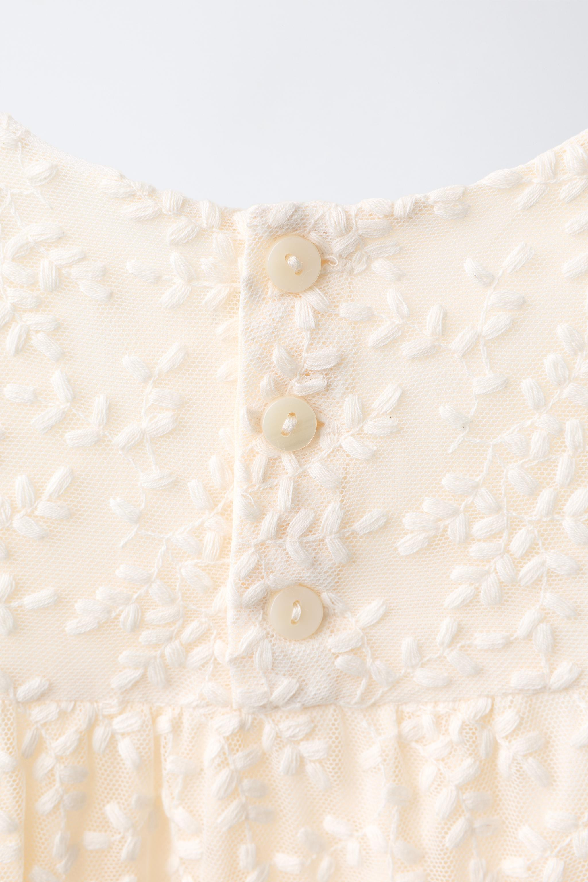 LACE PANEL DRESS | Zara US