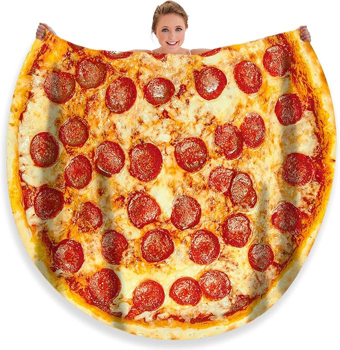 moonysweet Manta de pizza para adultos y ni\u00f1os, novedosa comida para adultos, divertida y re... | Amazon (US)