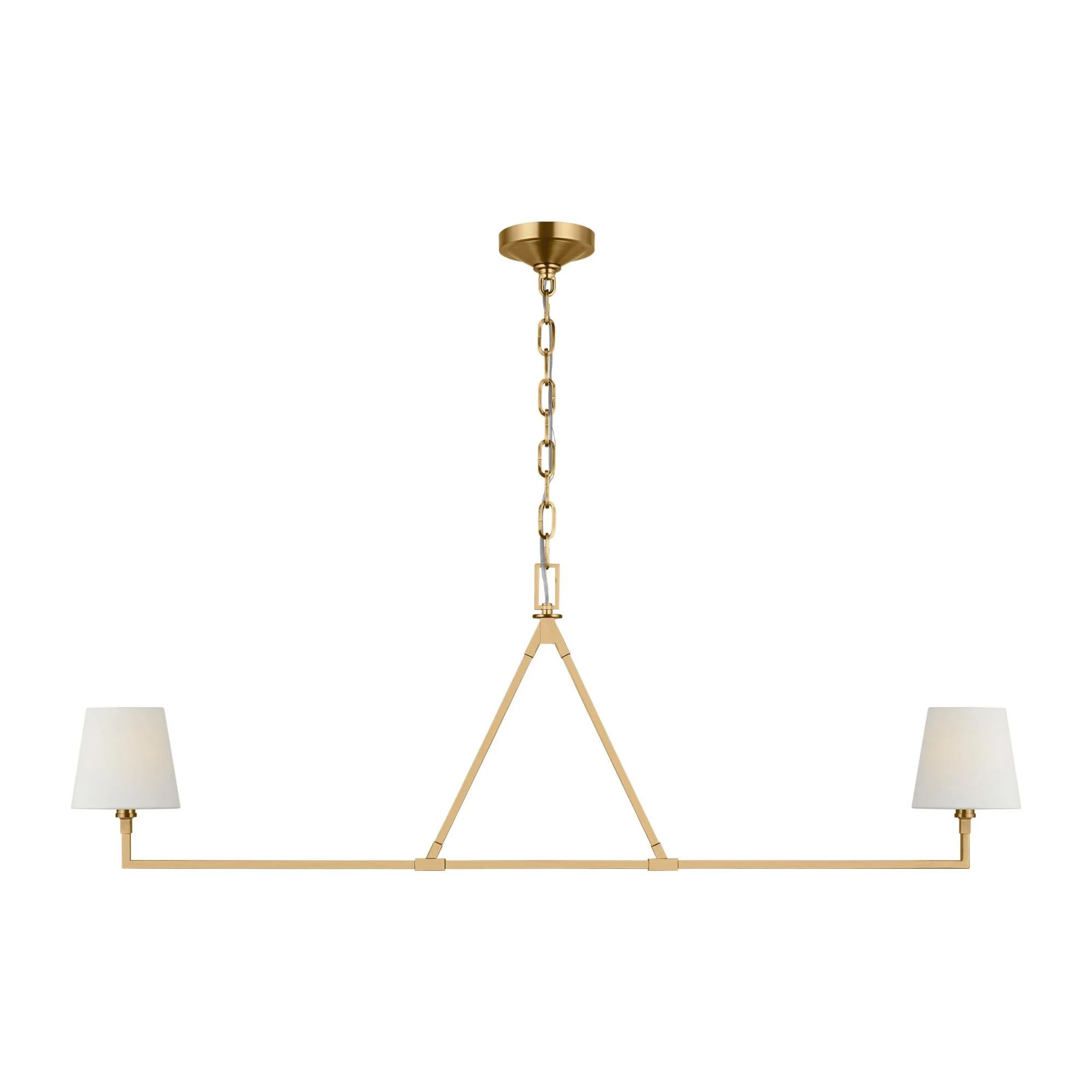 Chapman & Myers Perth 56 Inch Linear Suspension Light by Visual Comfort Studio Collection | 1800 Lighting