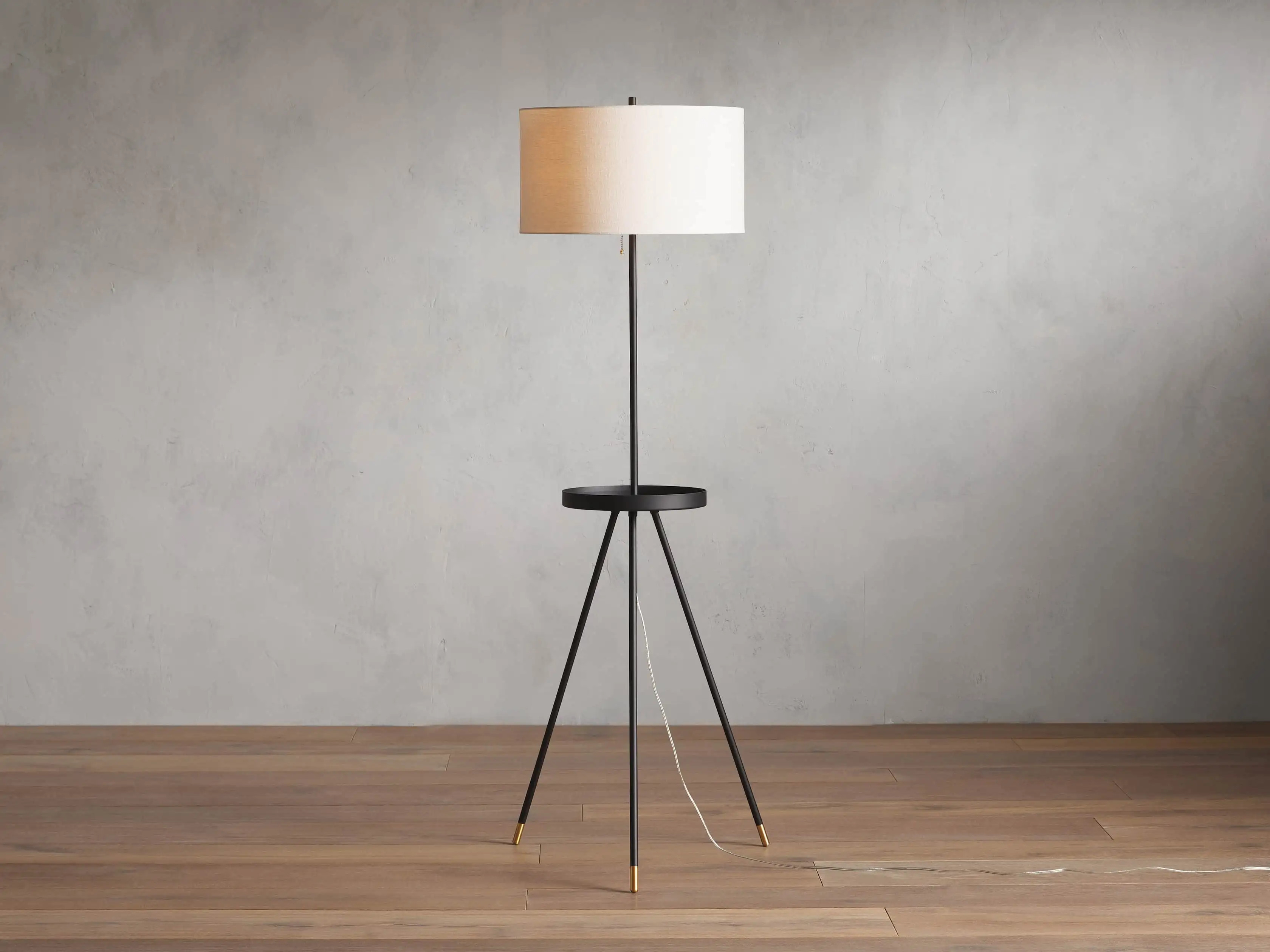 Joleen Black Floor Lamp | Arhaus