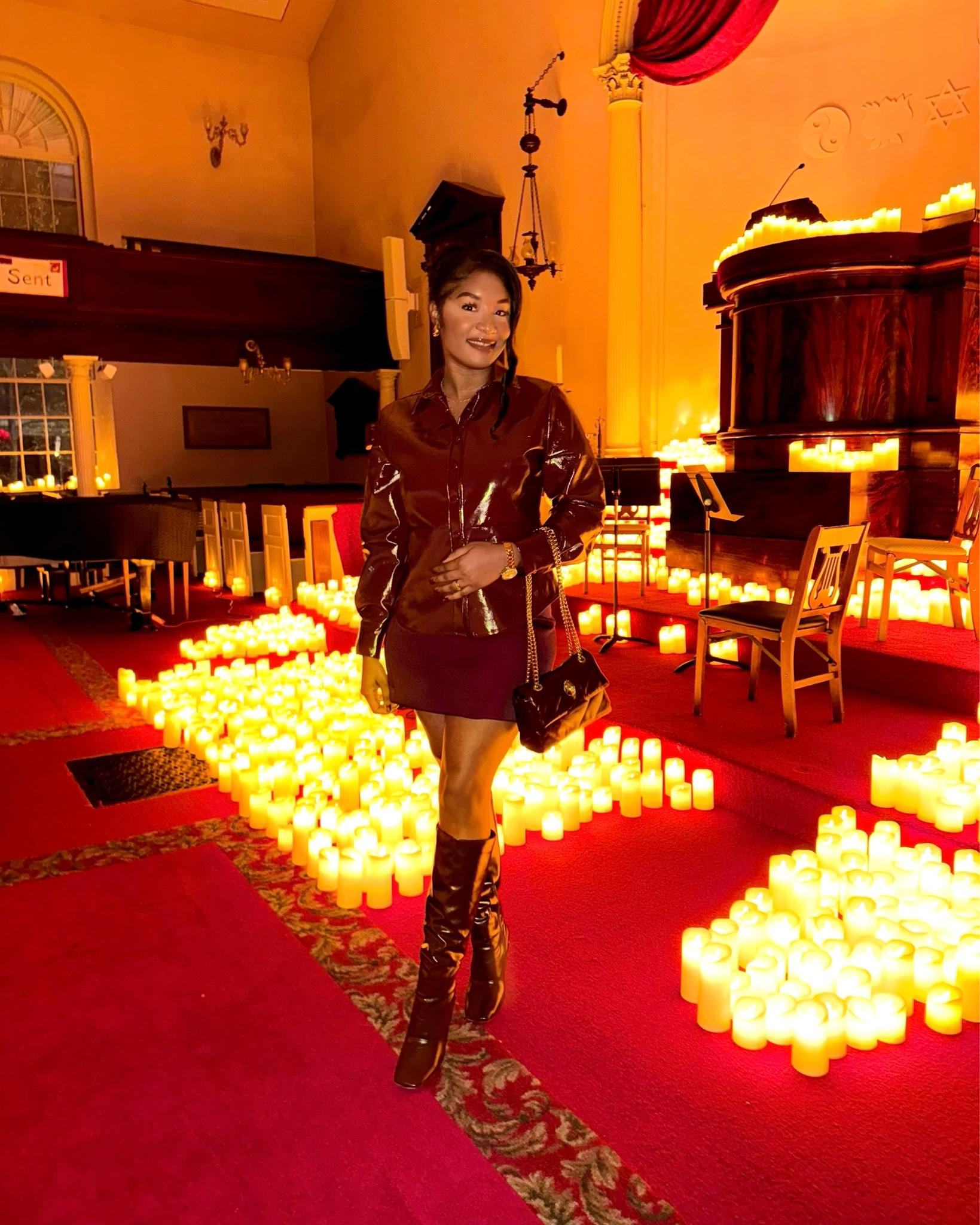 Burgundy on burgundy ❤️In a festive mood #festivemoodavtivated

#LTKHoliday #LTKSeasonal #LTKFindsUnder50