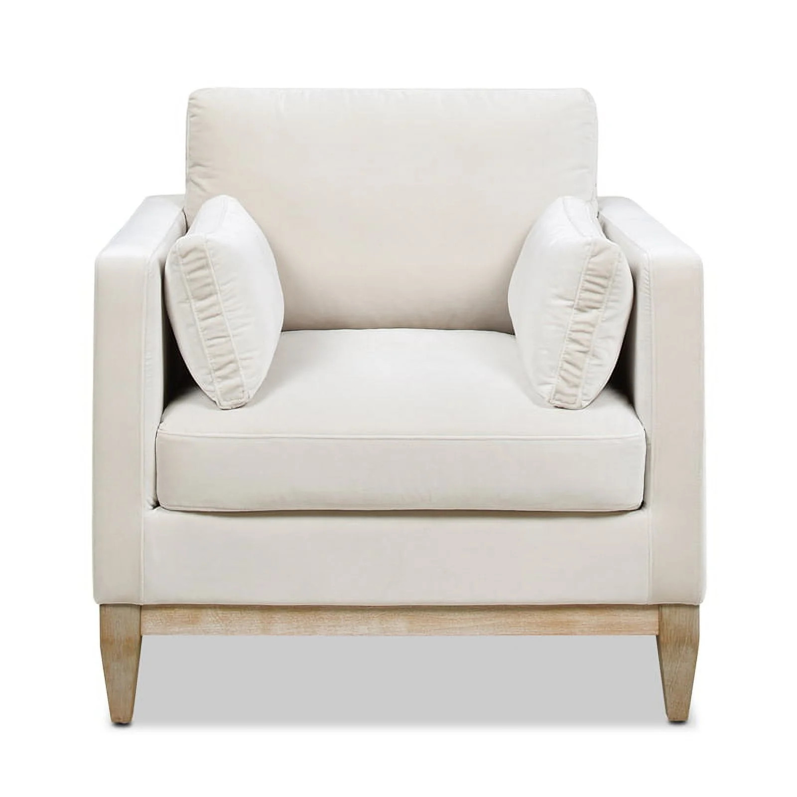 Jennifer Taylor Home Knox 36" Modern Farmhouse Arm Chair French Beige | Walmart (US)