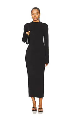 AFRM Juniper Dress in Noir from Revolve.com | Revolve Clothing (Global)