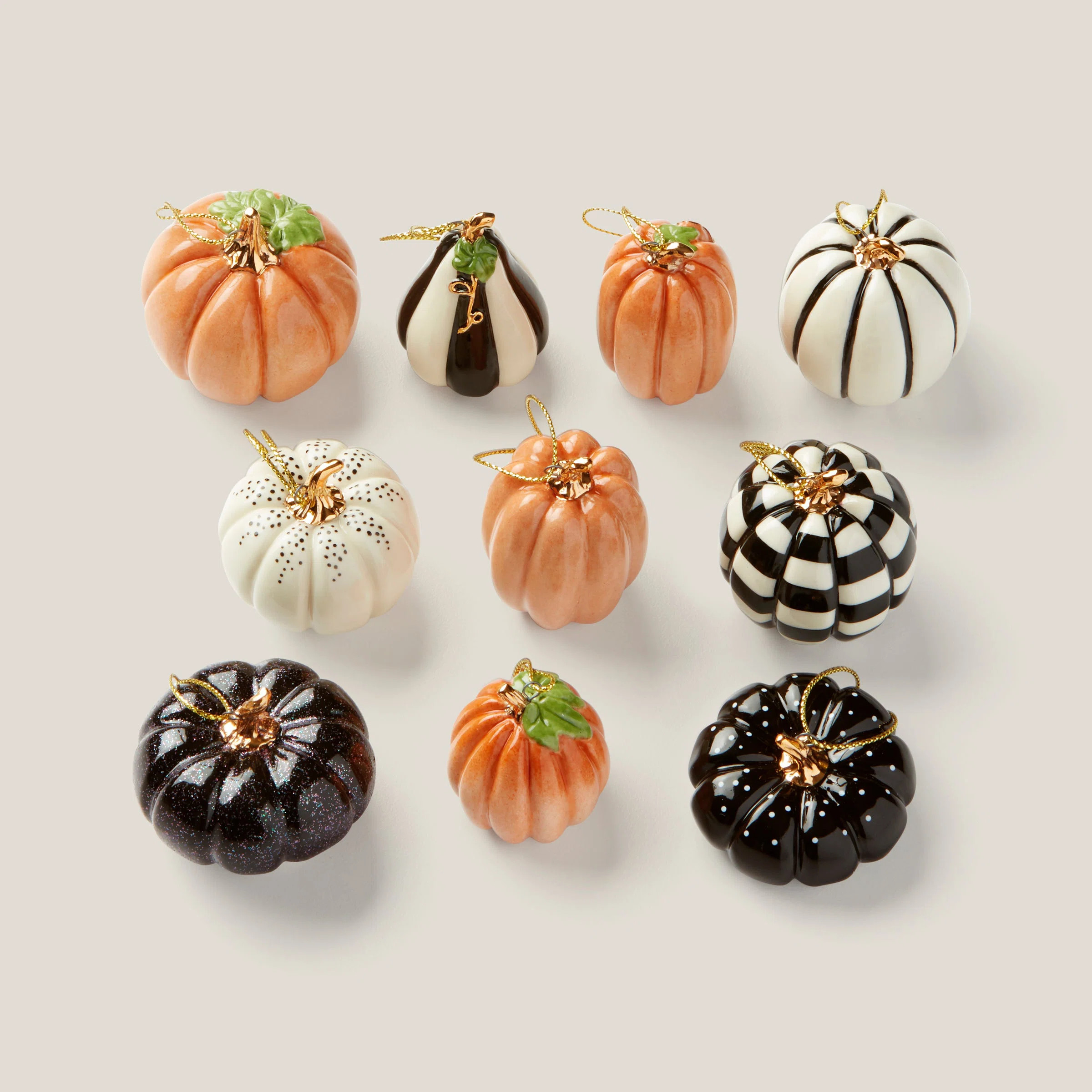 Lenox ORNAMENT TREES 10 Piece Mini Pumpkin Ornament Set & Reviews | Wayfair | Wayfair North America