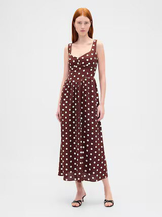 Seamed Drop-Waist Maxi Dress | Gap (US)