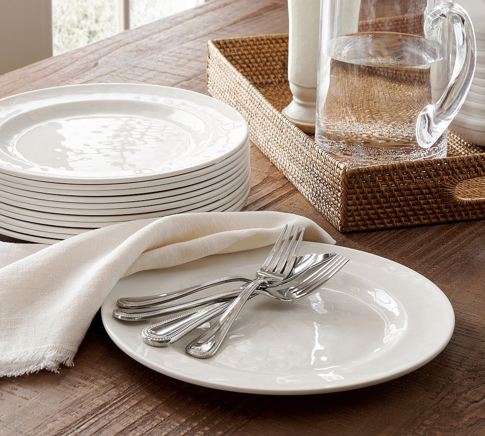 Caterer's Box Outdoor Melamine Dinner Plates - Set of 12 | Pottery Barn (US)