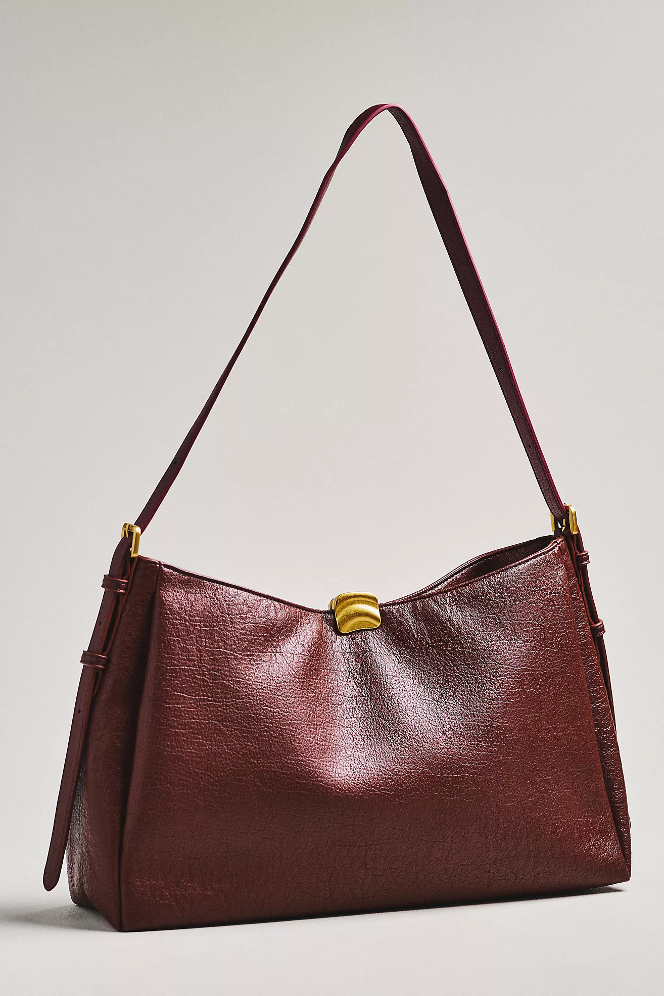 Foldover Slouchy Buckle Shoulder Bag | Anthropologie (US)