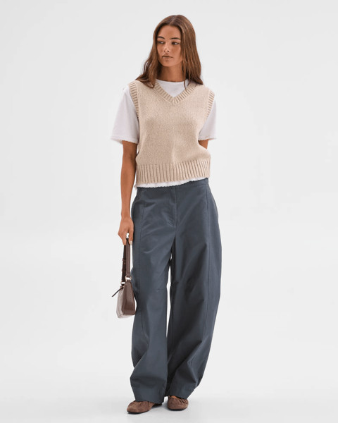 Lily Loves Australian Cotton Blend V-Neck Knit Vest | Target AU