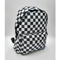 Racing . Checkered Backpack Black & White Flag Bag | Etsy (US)