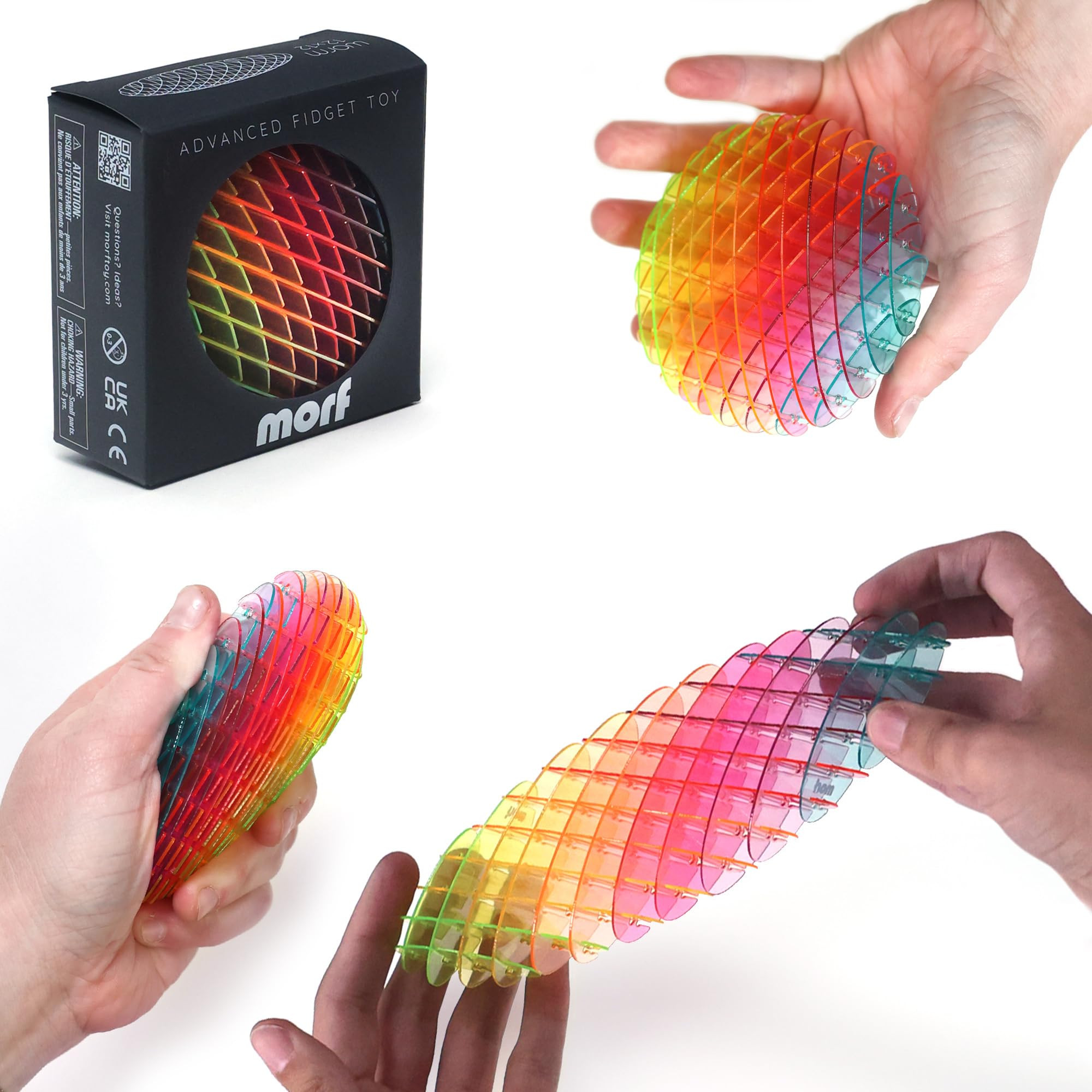 Morf Fidget Worm Toy - Desk Fidgets for Adults - Quiet Worm Fidget Toy Sensory Toys - Fun and Int... | Amazon (US)