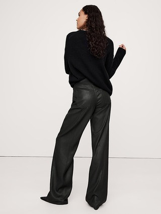 The Coated Denim Pintuck Jean | Banana Republic (US)