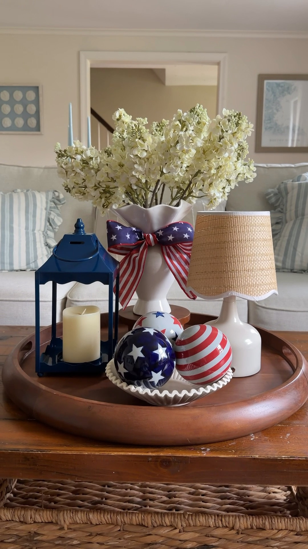 I’m loving all the red white and blue decor, and these pieces make the perfect centerpiece to celebrate the USA 250th anniversary! 🇺🇸

#LTKSeasonal #LTKHome