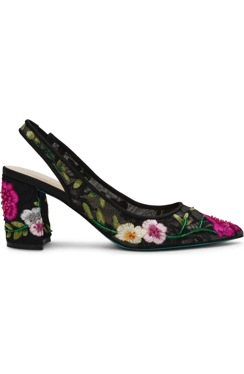 Betsey Johnson Lira Pointed Toe Slingback Pump (Women) | Nordstrom | Nordstrom