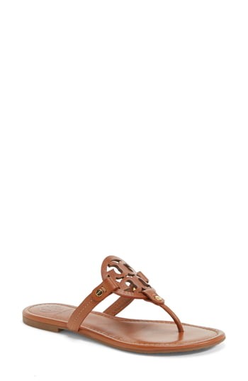 Women's Tory Burch 'Miller' Flip Flop, Size 4 M - Brown | Nordstrom