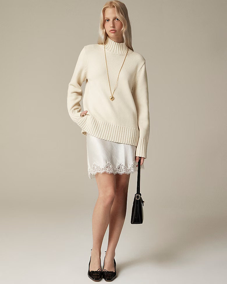 Cotton turtleneck sweater | J. Crew US