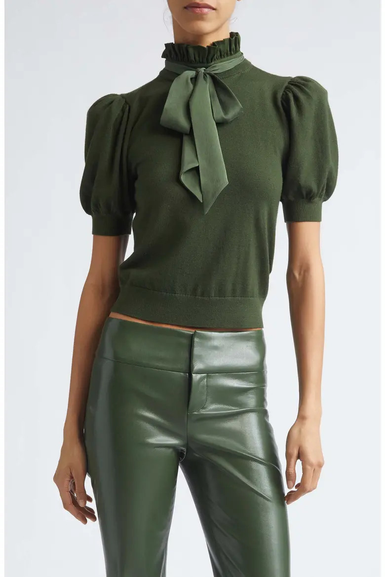 Chase Puff Sleeve Stretch Wool Sweater (Women) | Nordstrom | Nordstrom