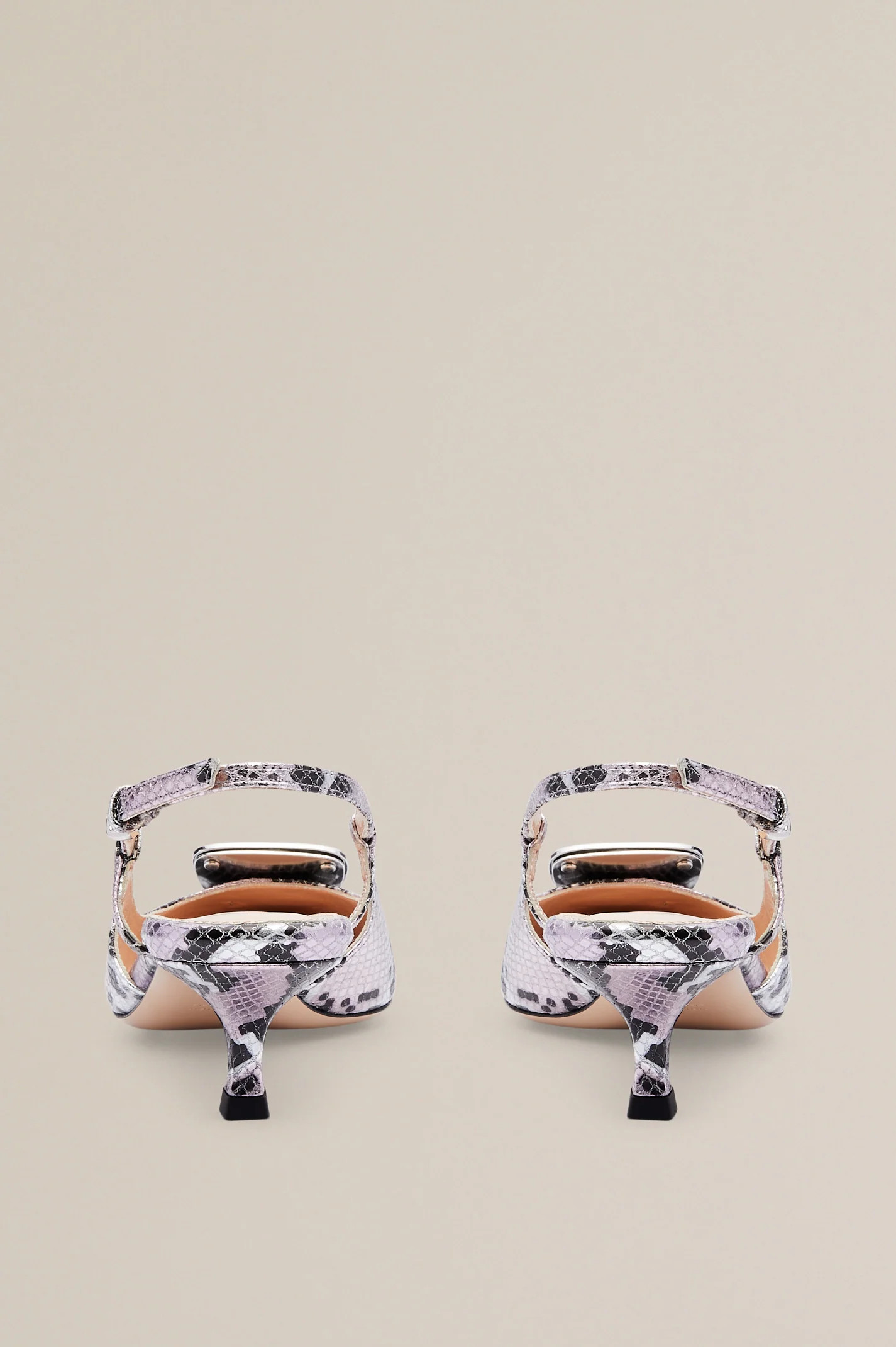 TRIANGLE FRAME SLINGBACK 4.5 - SILVER - Scanlan Theodore | Scanlan Theodore AU