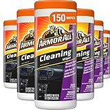 Armor All Car Interior Cleaner Wipes for Dirt & Dust - Cleaning for Cars & Truck & Motorcycle, 25 Co | Amazon (US)