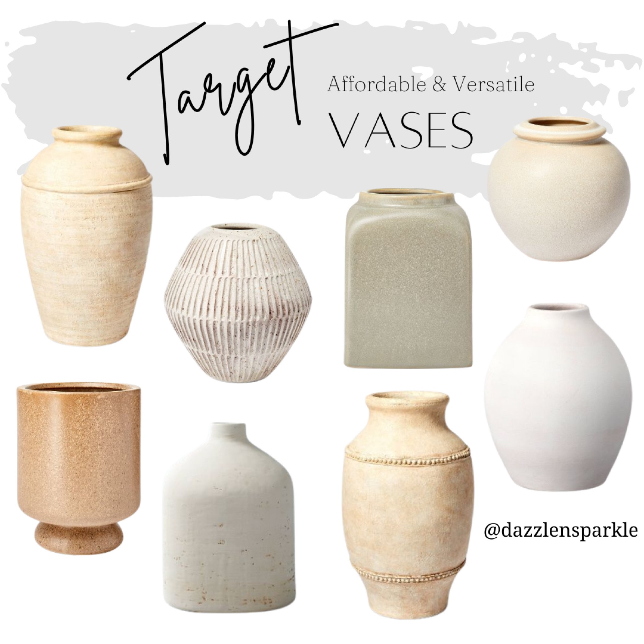 Everything you see here is under $50 Great, versatile décor pieces.

#dazzlensparkle #target #homedecor #vases #vase #hearthandhand #studiomcgee

#LTKhome #LTKGiftGuide #LTKFind