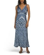 paisley print maxi dress | TJ Maxx