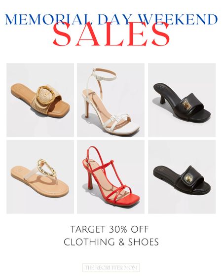 Memorial Day Sales
Memorial Day  Target sale  Target shoes  Target fashion  shoe sale  summer sandals the recruiter mom 

#LTKSeasonal #LTKSaleAlert #LTKFindsUnder50