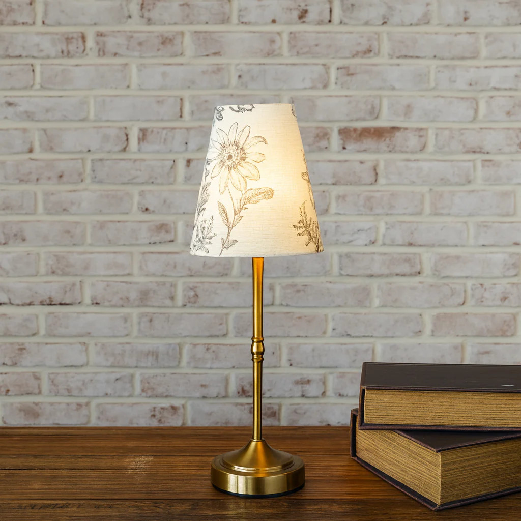 LED Lamp - Floral Lampshade | River Chic Designs
