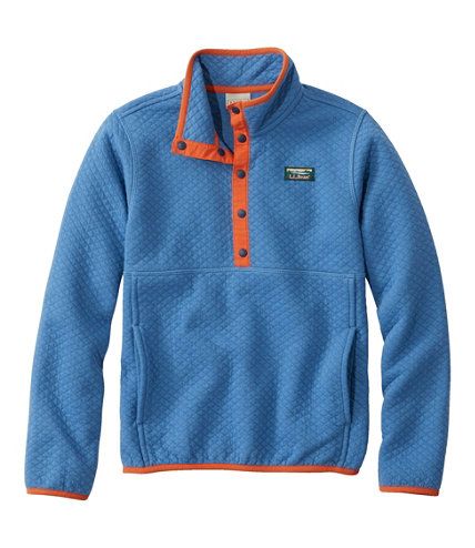 Kids' Quilted Quarter-Snap Pullover | L.L. Bean
