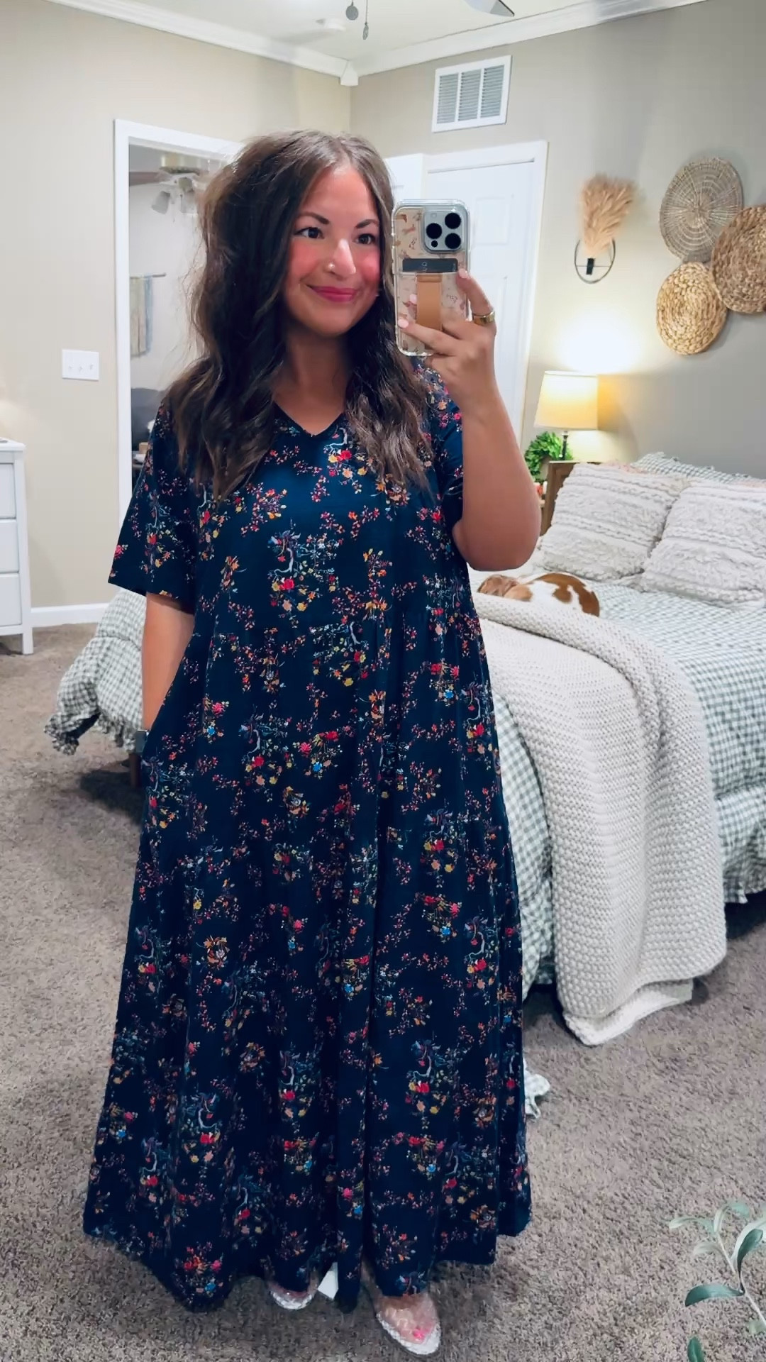 Pretty sure this Amazon maxi dress is about to be on repeat all season ☀️🌸 Flowy, comfortable, and so easy to throw on and go—dress it up or keep it casual depending on the day.

jelly flats: fit true to size // wearing a kids 2
dress: fits true to size // wearing a large 

 #LTKootd #LTKMidsize #LTKWorkwear