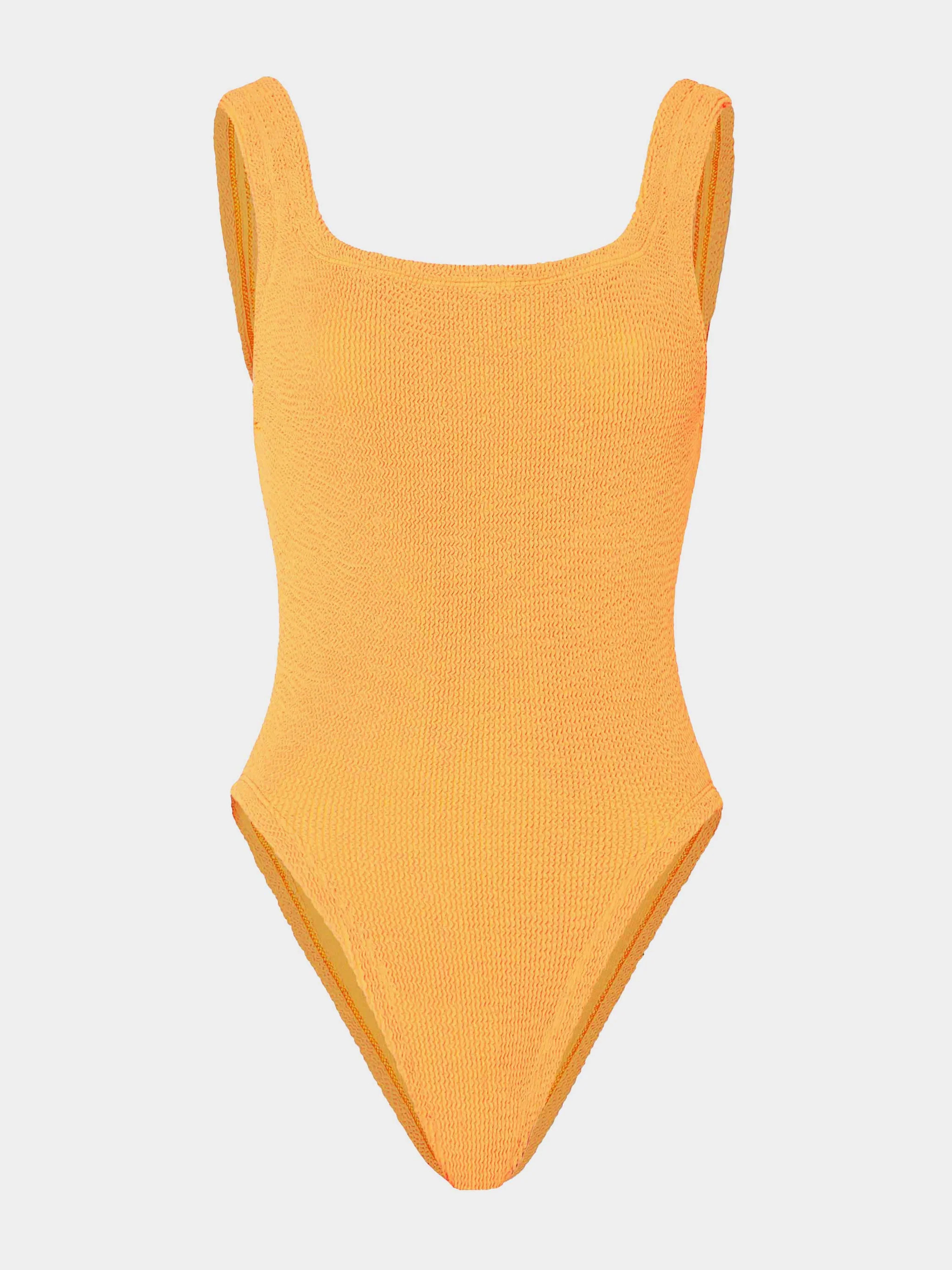 Square Neck Swim - Mango Sorbet | HUNZA G