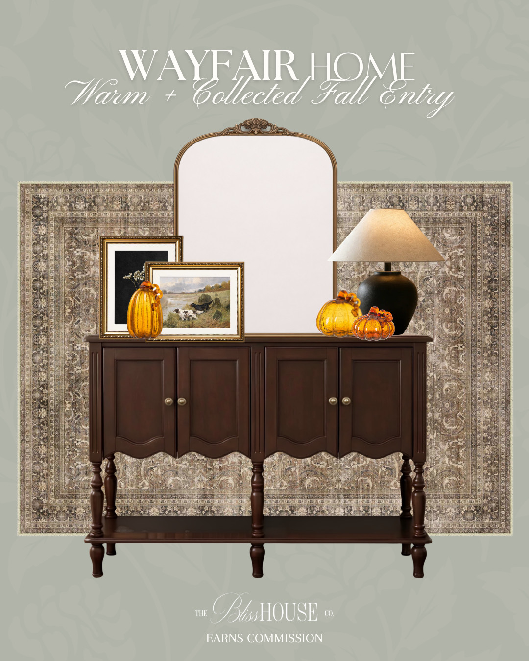 Vintage-Modern Fall Entry 

 #LTKSeasonal #LTKHome #LTKSaleAlert