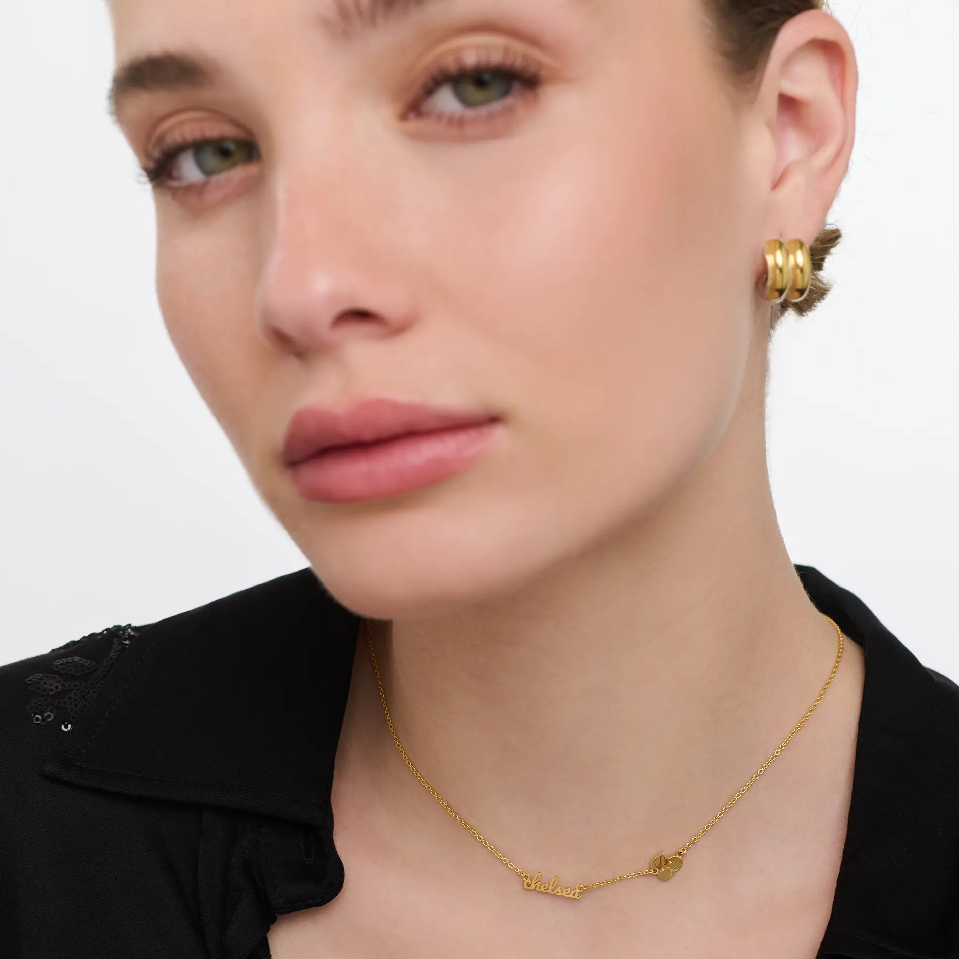 Charm Me Name Necklace - Gold Vermeil | Oak & Luna (US)