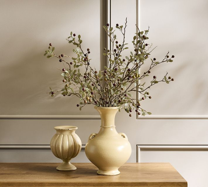 Faux Chocolate Berry Branch | Pottery Barn (US)