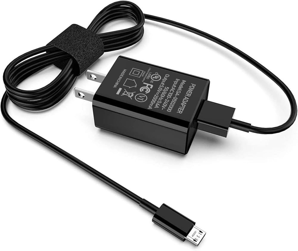 Fast Charger with 6.6FT USB-C and Micro-USB 2IN1 Cable for All-New Fire 6 7 8 10/ Fire HD 7 8 10 ... | Amazon (US)
