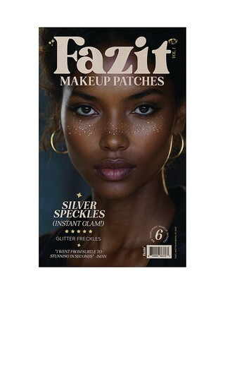 Fazit Beauty Glitter Freckle Makeup Patches in Silver. | Revolve Clothing (Global)