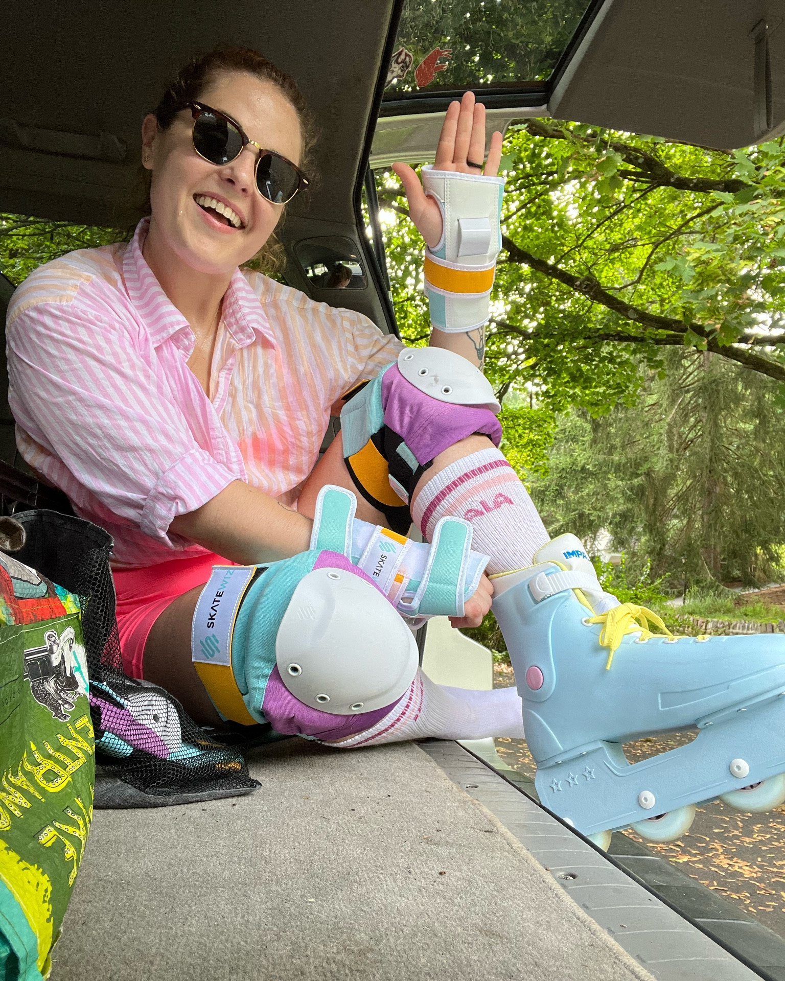 Barbie. Fabletics. Neon pink workout set. Neon pink. Pink. Amazon find. Rollerblade. 

#LTKFitness #LTKSeasonal