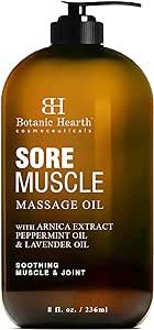 Amazon.com: BOTANIC HEARTH Sore Muscle Massage Oil - with Arnica Montana Extract and Essential Oi... | Amazon (US)