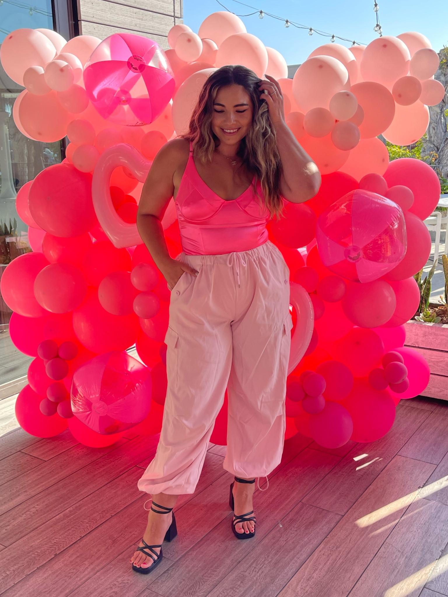 It’s a Barbie world, and we’re just living in it. This entire outfit is from Amazon! Wearing an XL in both the bodysuit and cargo pant joggers— bath they’re both forgiving, so order a size down if you’re in between. The shoes fit true to size. All for under $100 together, or under $50 each!

#LTKunder50 #LTKunder100 #LTKshoecrush