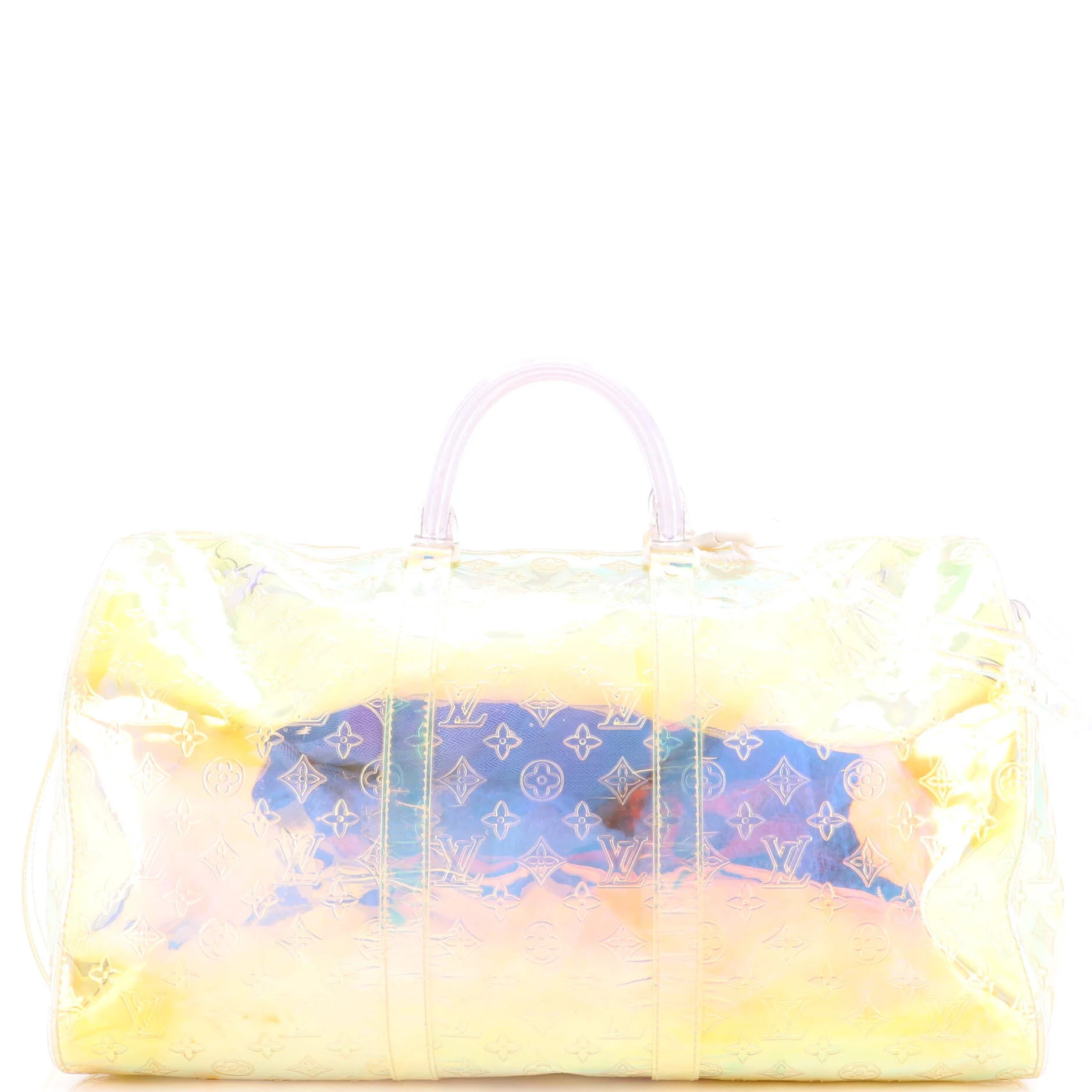 Pre-Owned Keepall Bandouliere Bag Limited Edition Monogram Prism PVC 50 By Rebag | Walmart (US)