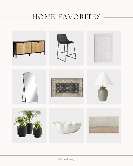 Current home favorites! Tv stand, black leather barstools, textured neutral wall art, ruggable rug, Samsung frame tv and more!

#LTKhome