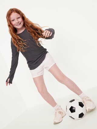 CloudMotion Long-Sleeve Back-Cutout Performance T-Shirt for Girls | Old Navy (CA)