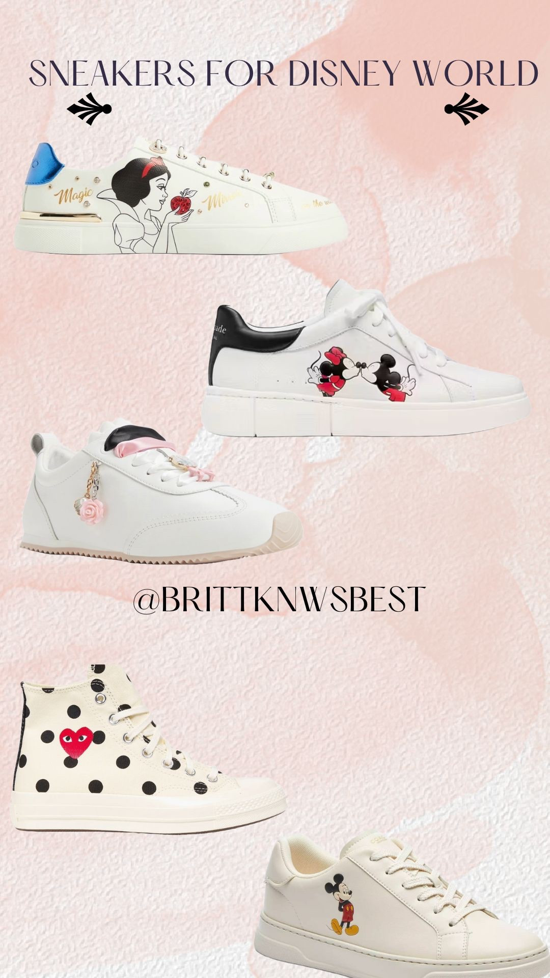 Designer sneakers for Disney World
Disney world outfit ideas
Disneyland sneakers
Comfortable Sneakers 

#LTKFindsUnder100 #LTKTravel #LTKMidsize