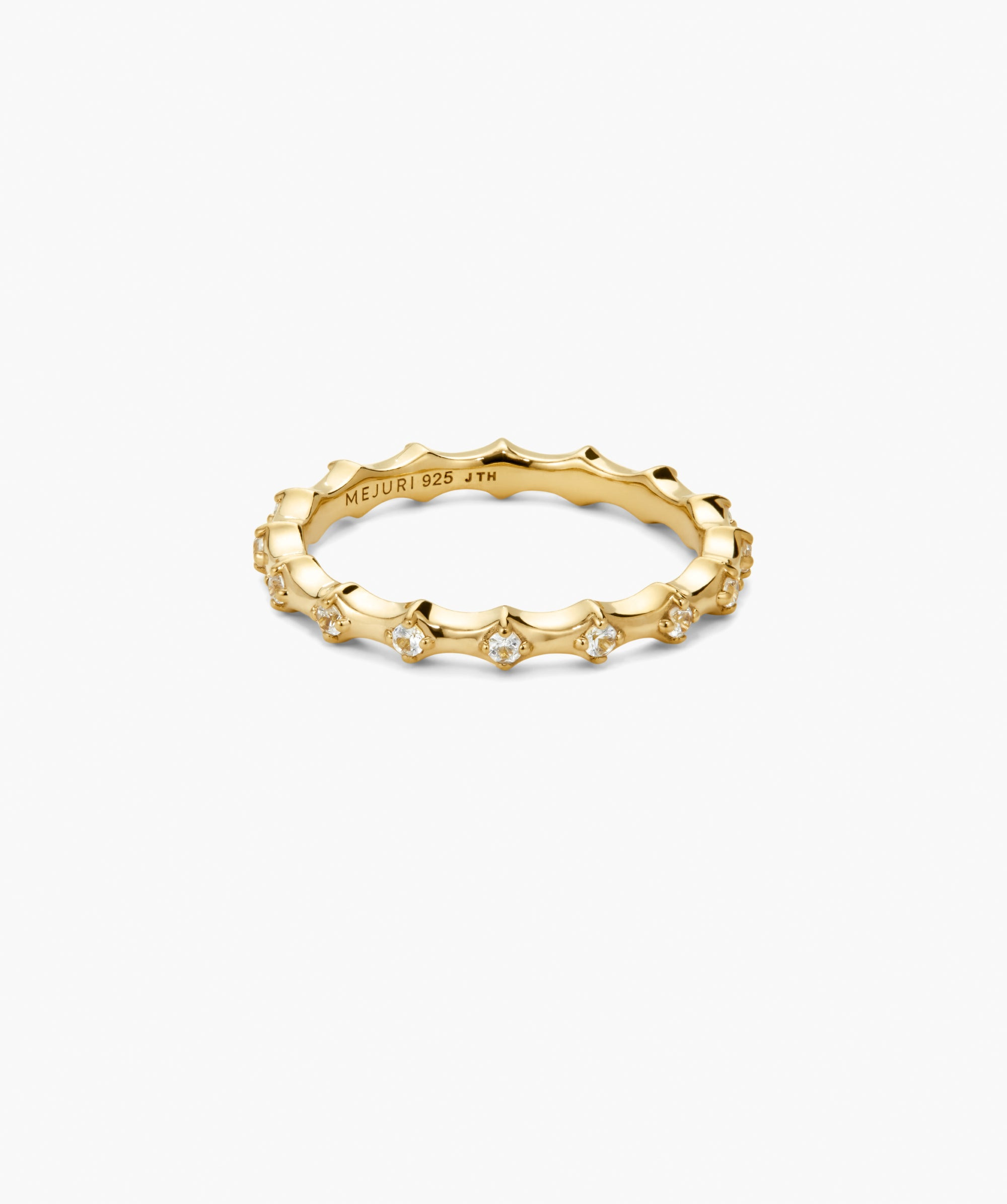 Charlotte Crest Stacker Ring | Mejuri Fine Crew