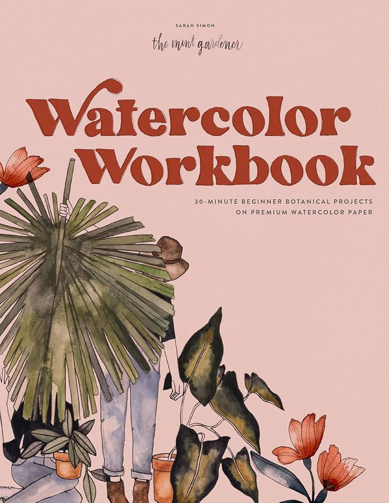 Watercolor Workbook: 25 Beginner Botanical Projects on Premium Watercolor Paper (Watercolor Workb... | Amazon (US)