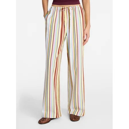 No Boundaries Cotton Pull-On Beach Pants Women s & Women s Plus XXS-4X | Walmart (US)