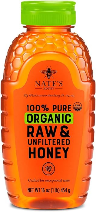 Nate's Organic Honey - 16oz. Squeeze Bottle | Amazon (US)